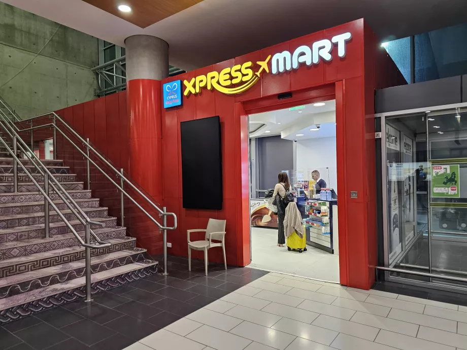 Minimarket nella sala arrivi