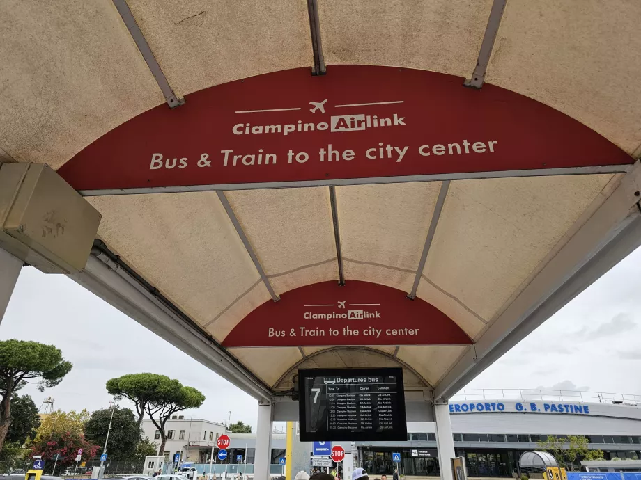 Fermata dell'autobus di Ciampino AirLink