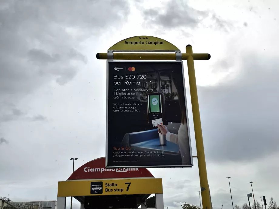 Informazioni sul pagamento con carta sull'autobus urbano ATAC