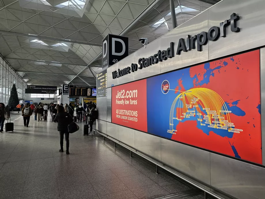 Terminal dell'aeroporto di Stansted
