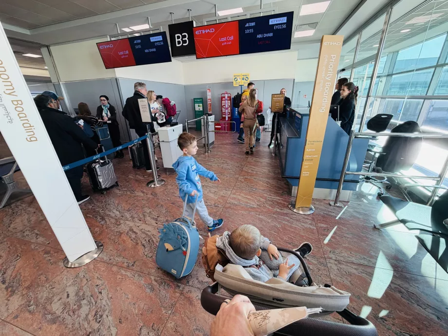 Ingresso progettato per la classe business