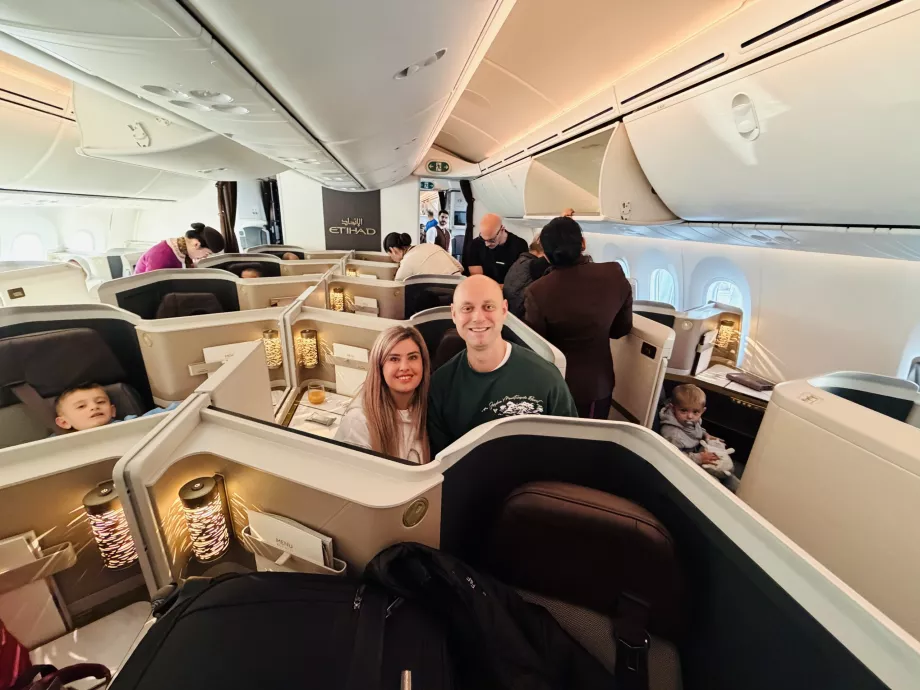 La mia piccola famiglia pronta per la partenza