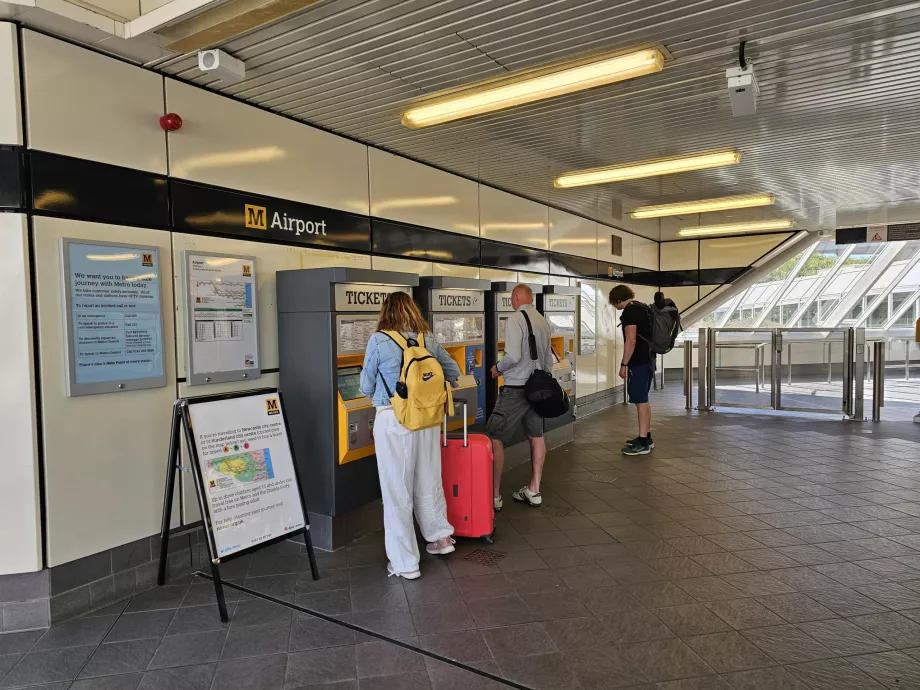 Biglietterie automatiche nelle stazioni della metropolitana