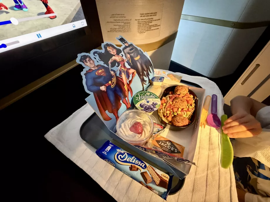 Menu per bambini da Etihad