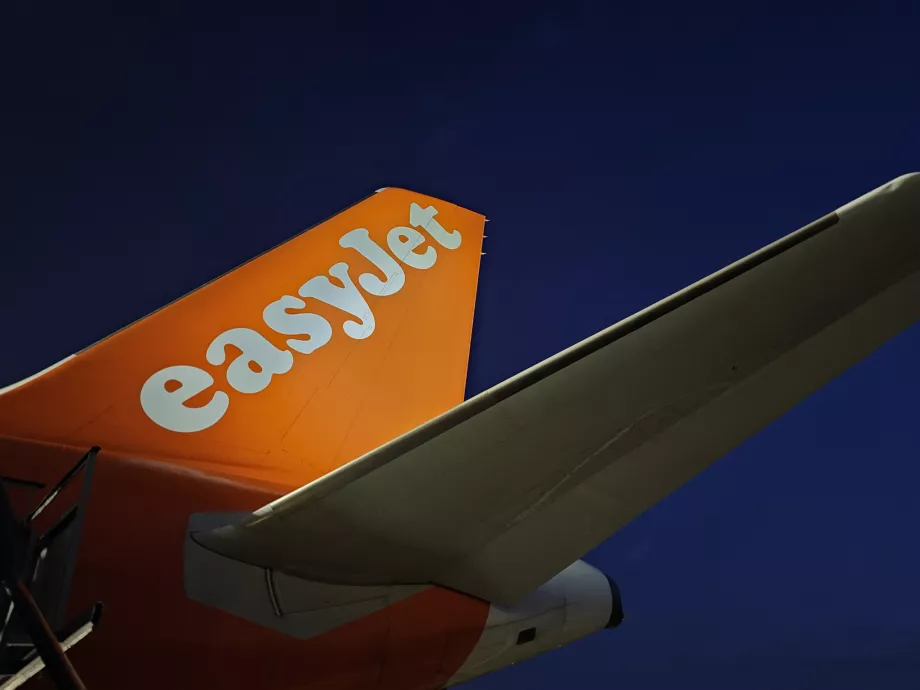 Un volo easyJet all'aeroporto di Malpensa
