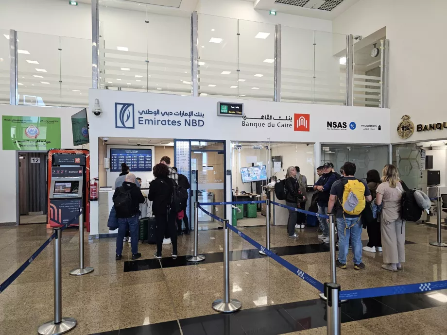 Sportelli bancari per l'acquisto di un visto