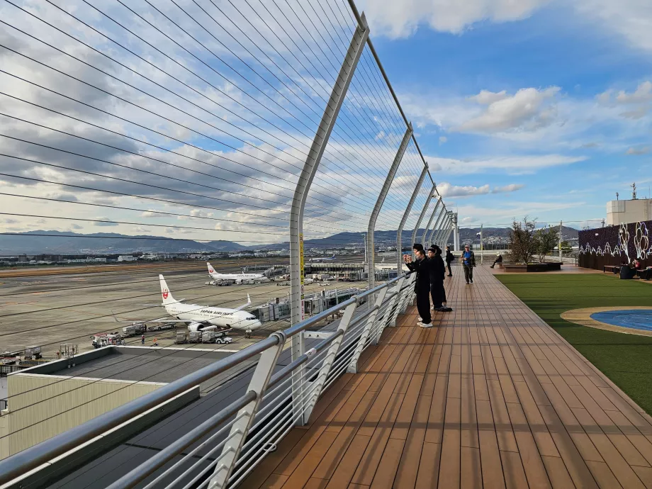 Terrazza panoramica sull'area aeroportuale