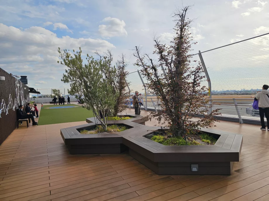 Terrazza panoramica sull'area aeroportuale