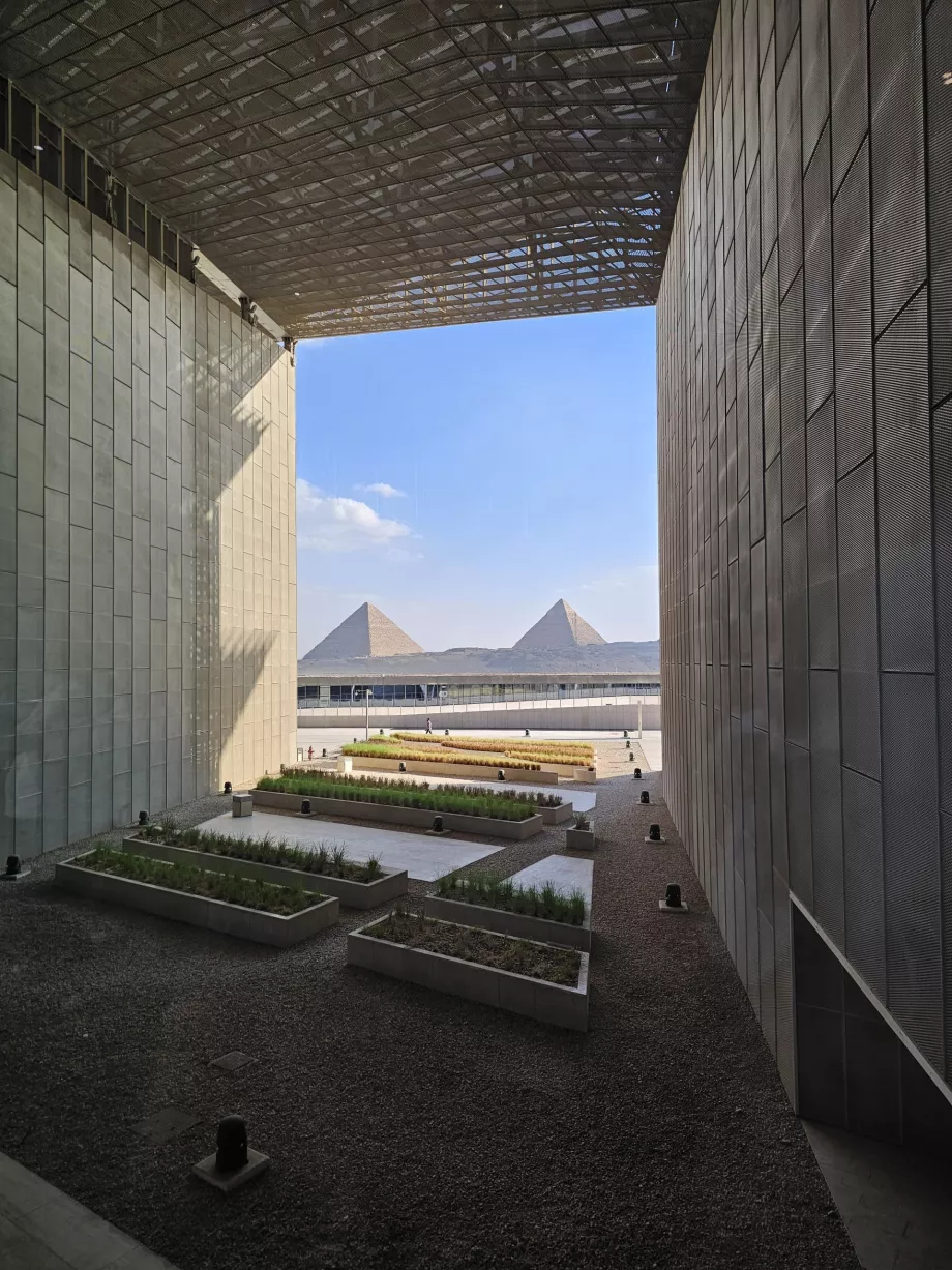 Vista sulle Piramidi di Giza