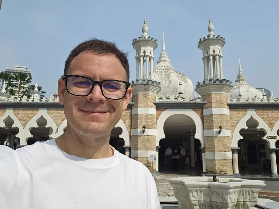 Io nella moschea di Jamek