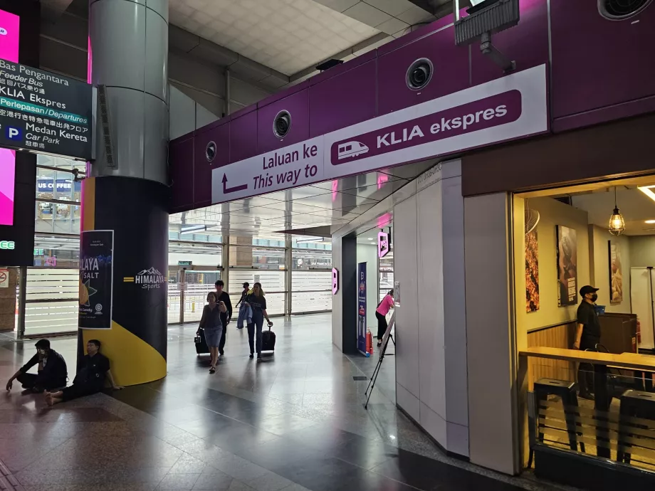 KLIA express, KL Sentral