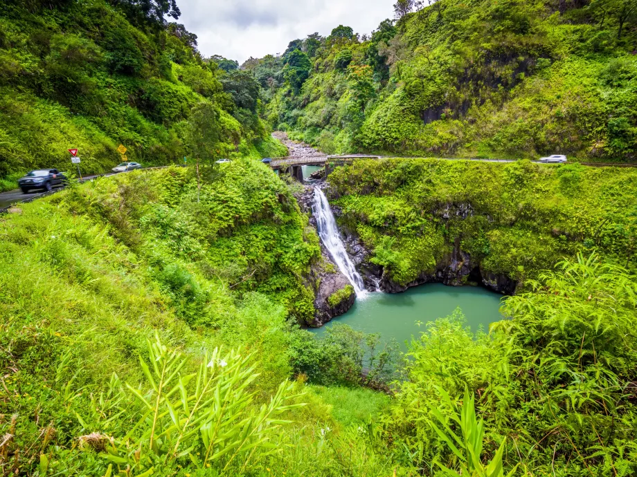 Cascata sulla Hana Hwy