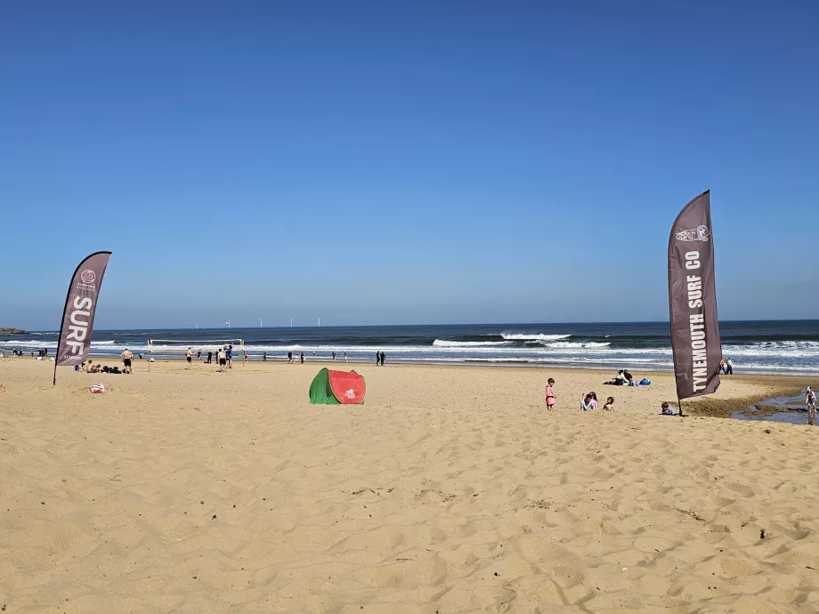 Surf sulla spiaggia di Long Sands