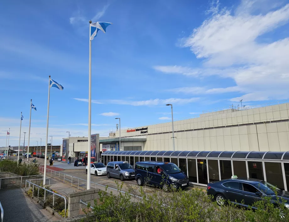 arrivo dall'aeroporto di Aberdeen
