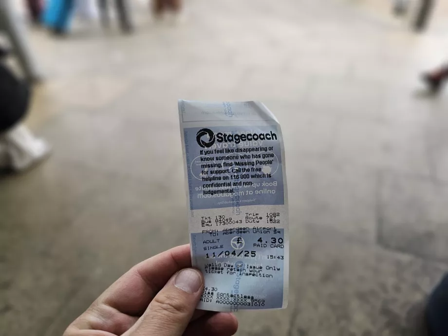 Biglietto dell'autobus