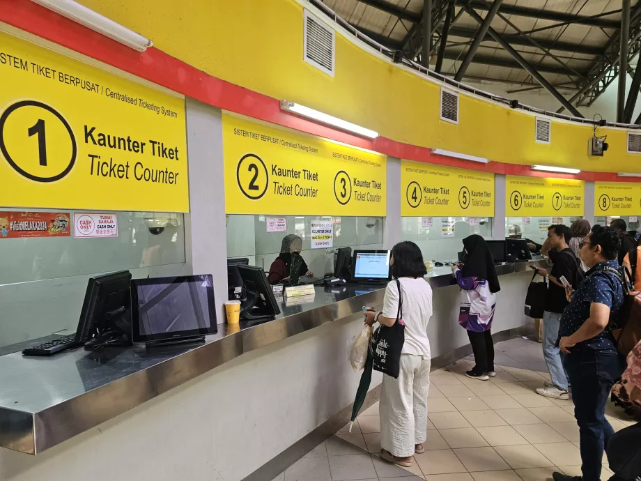 Biglietterie presso la stazione degli autobus
