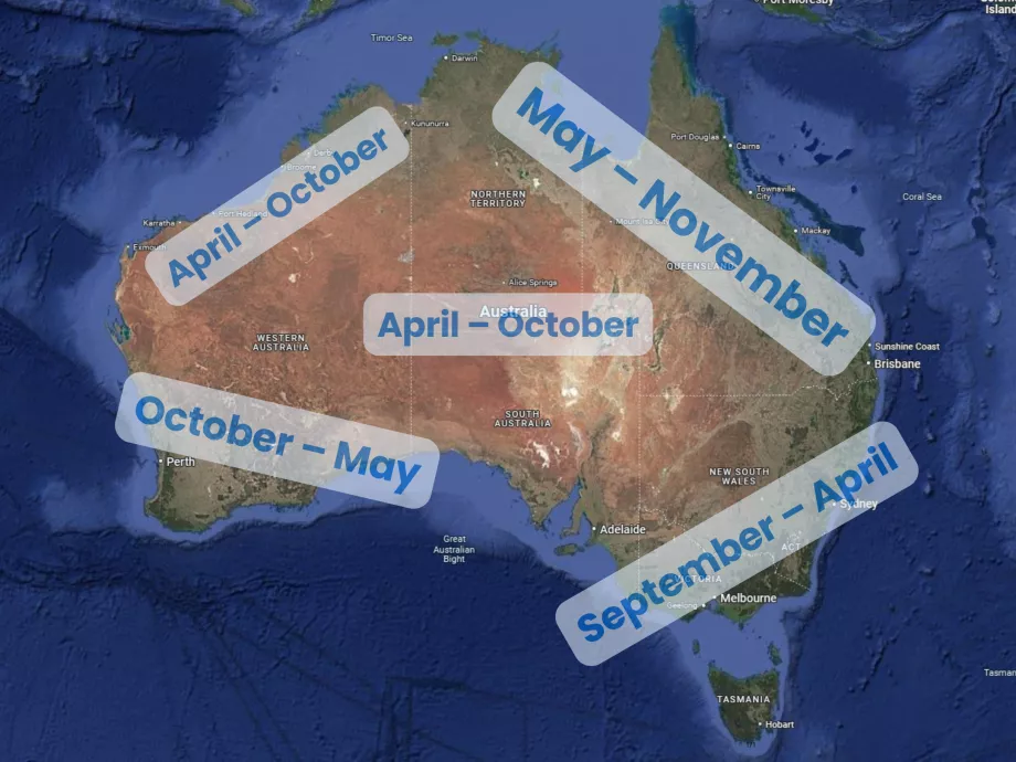 Quando andare in Australia
