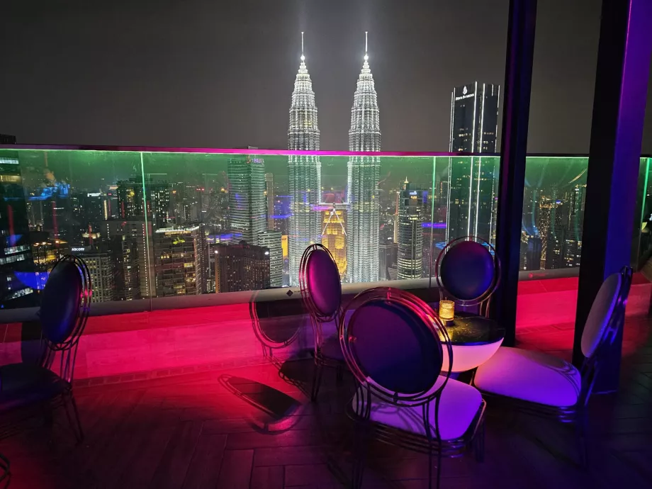 Vista dal bar dell'hotel