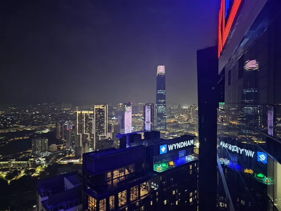 Vista dal bar dell'hotel