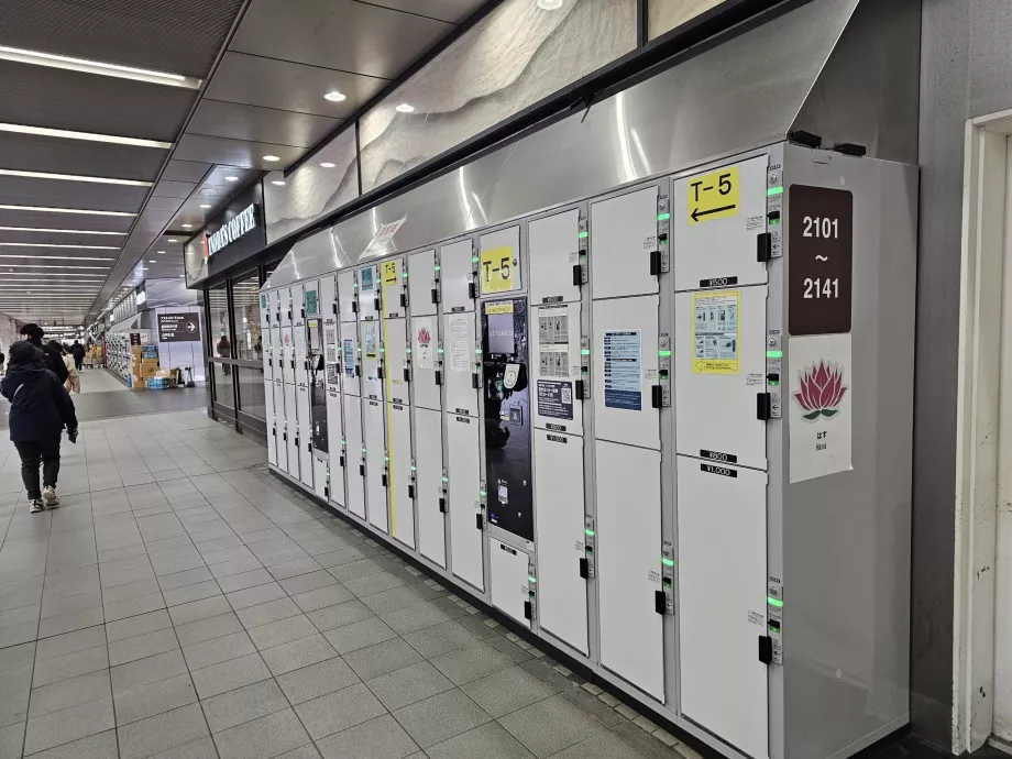 Armadietti per il deposito dei bagagli