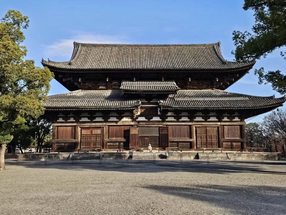 Il parco del Tempio di To-ji