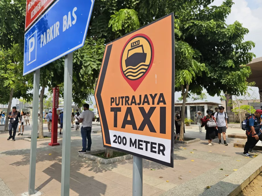 Segnaletica per taxi d'acqua