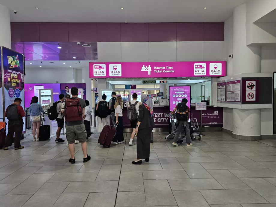Biglietterie, treni KLIA