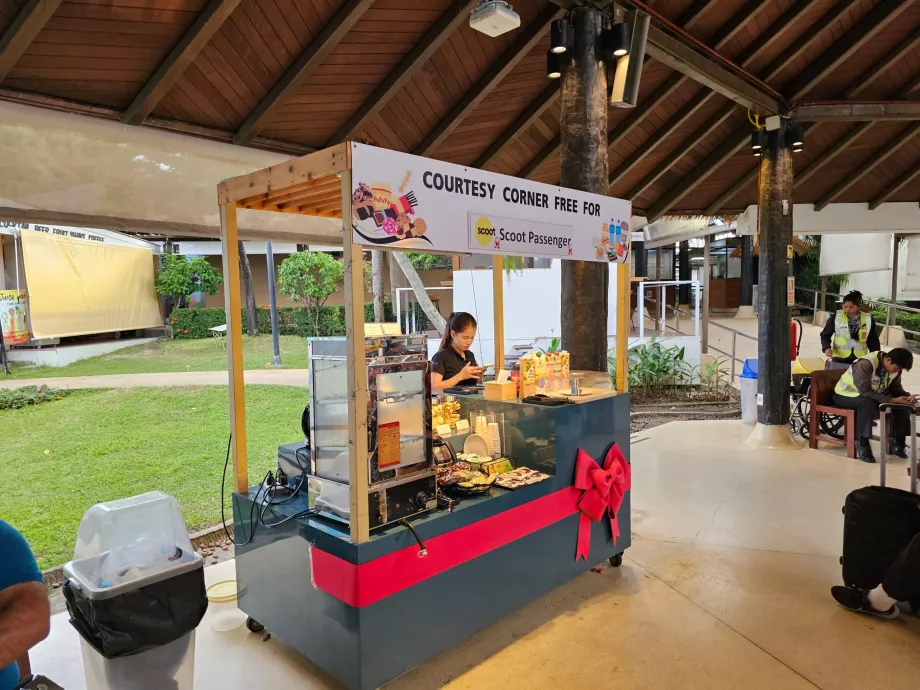 Rinfresco gratuito della compagnia aerea Scoot