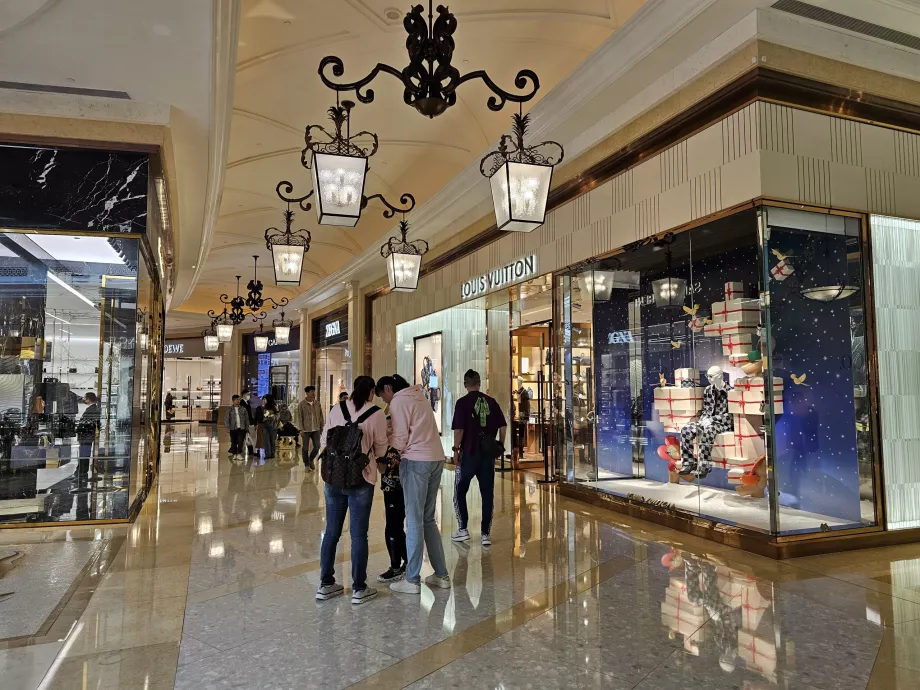 La galleria commerciale del Parisian