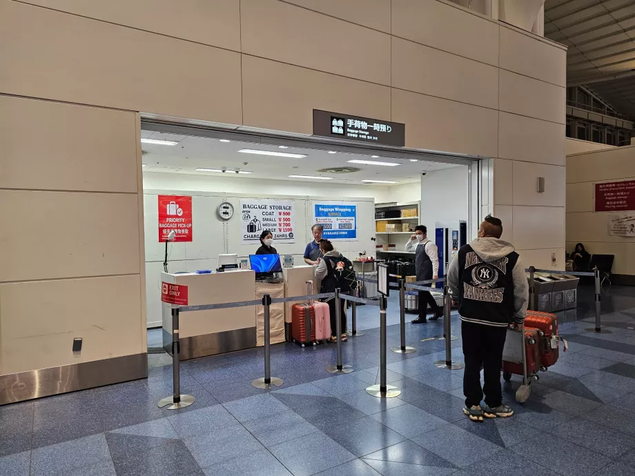 Deposito bagagli, Terminal 3