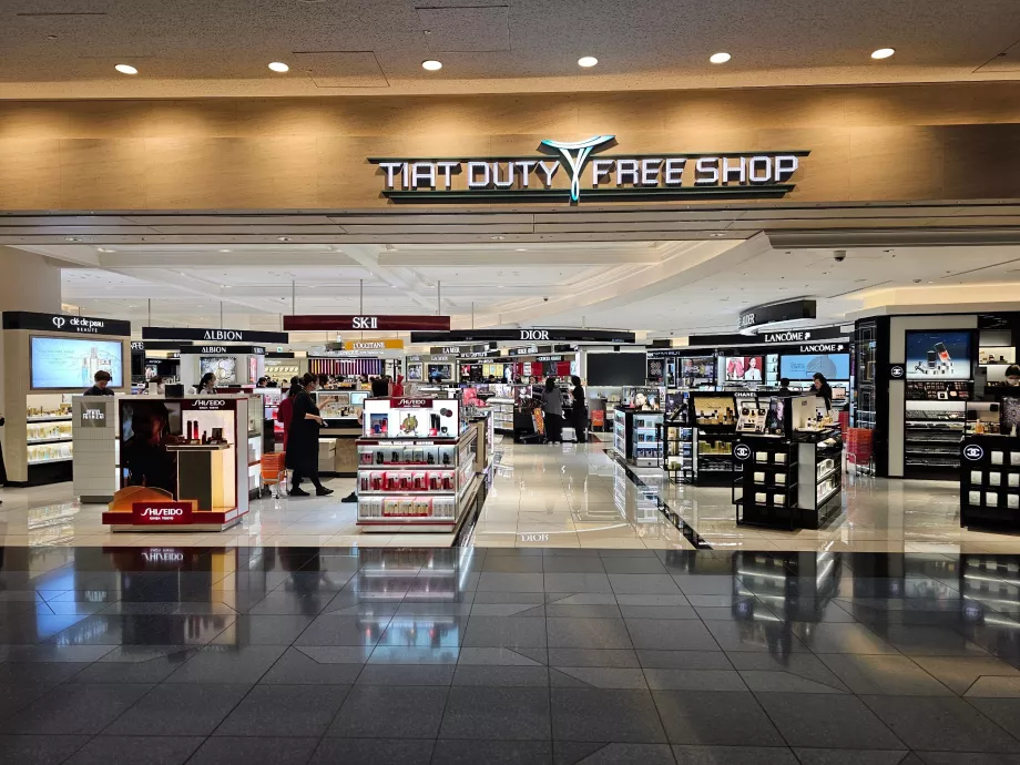 Negozi nella zona di transito del Terminal 3