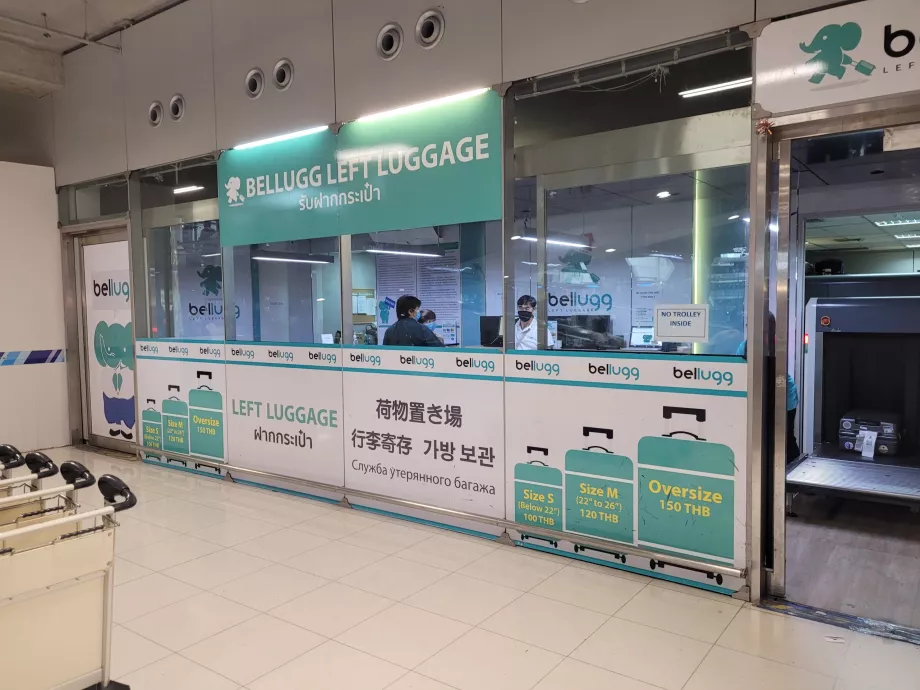 Deposito bagagli, Aeroporto di BKK