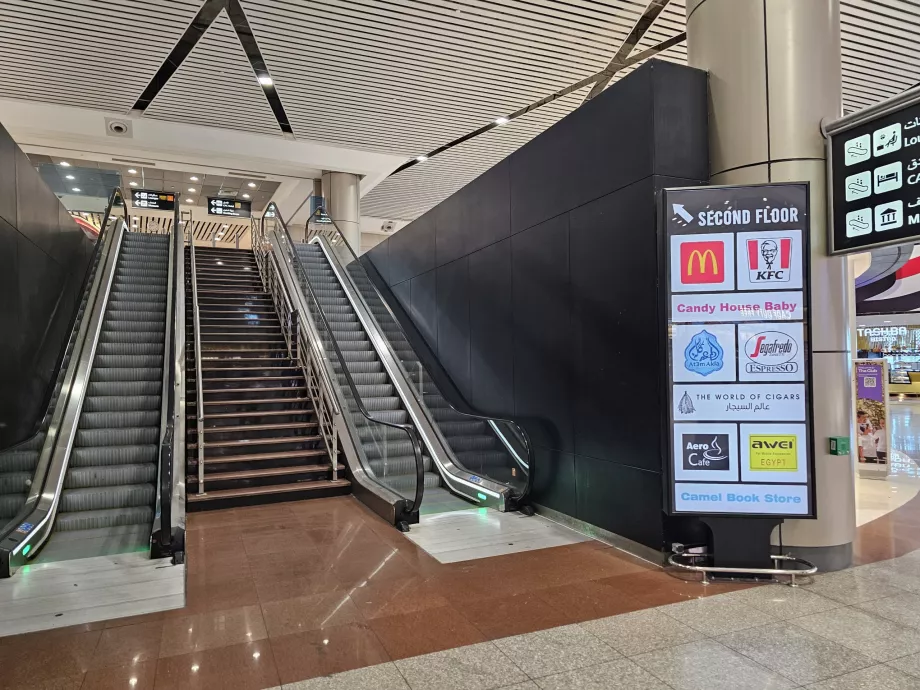 Food Court, sezione transito, Terminal 2