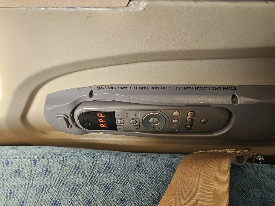 Controllo dello schermo IFE