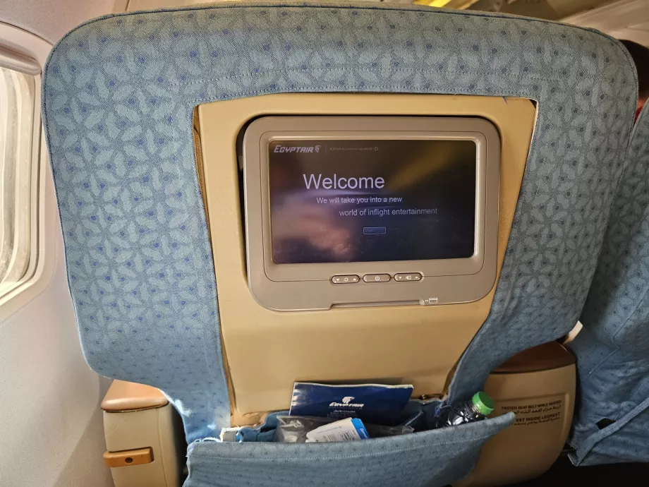 Schermi individuali nella poltrona