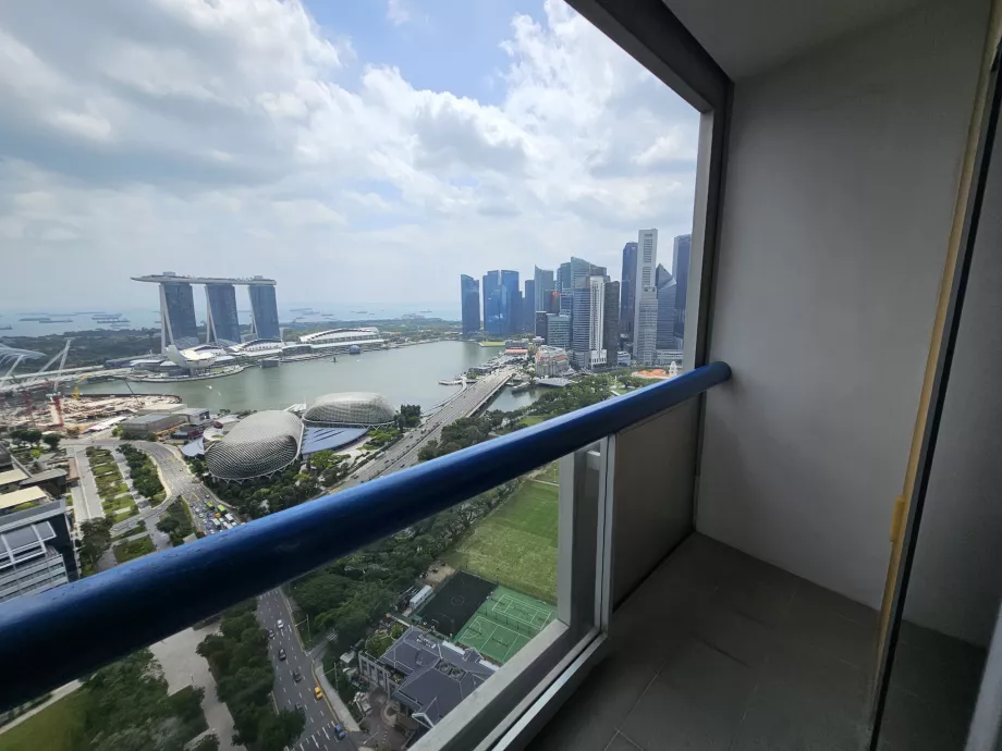 Vista su Marina Bay Sands dal balcone