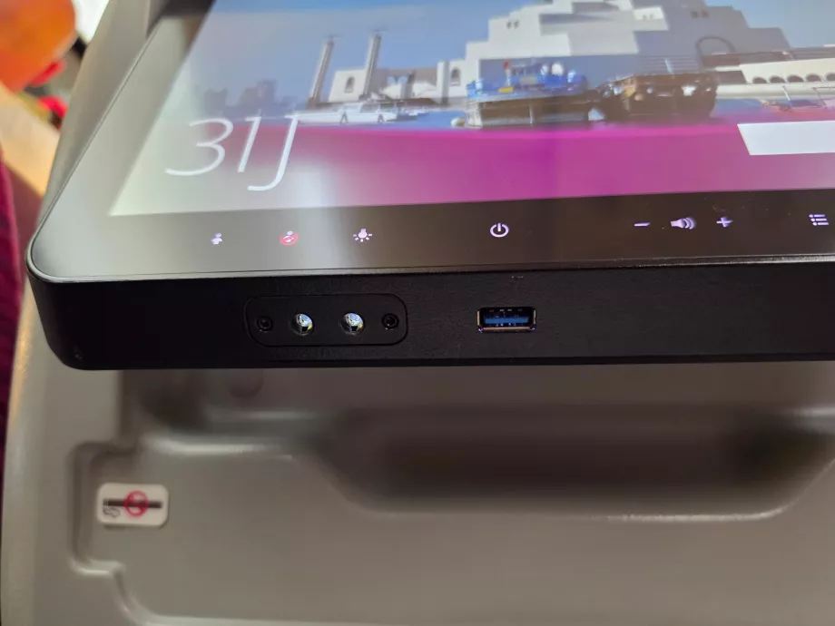 Porta USB sullo schermo IFE