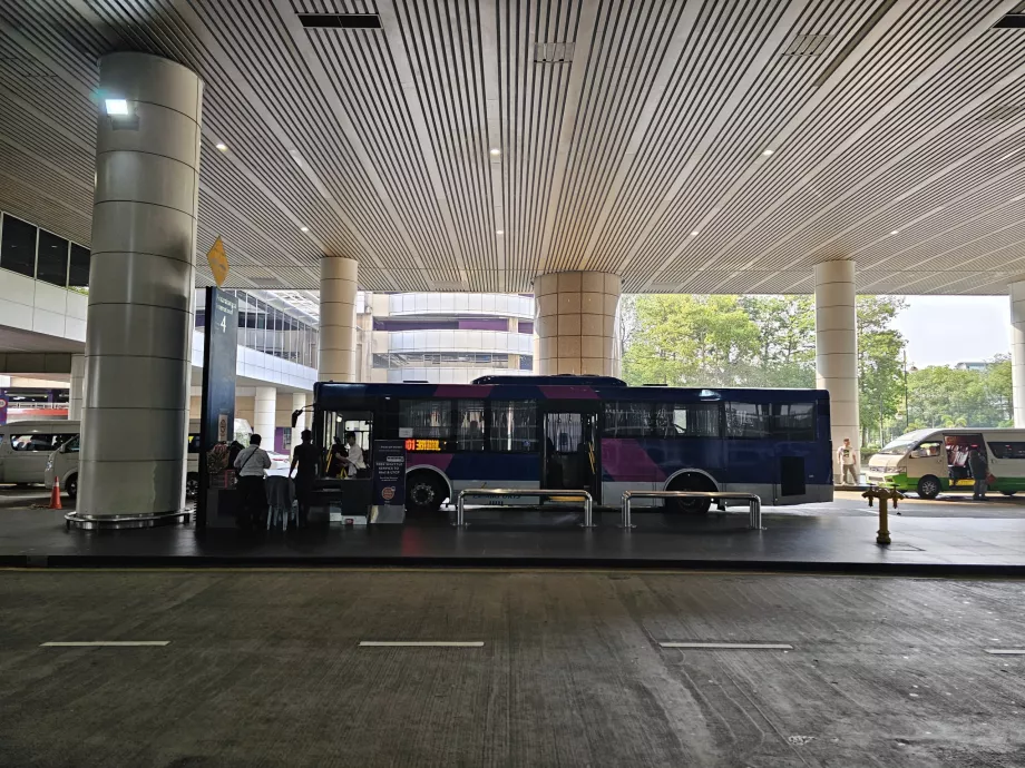 Fermata del bus navetta, Terminal 1