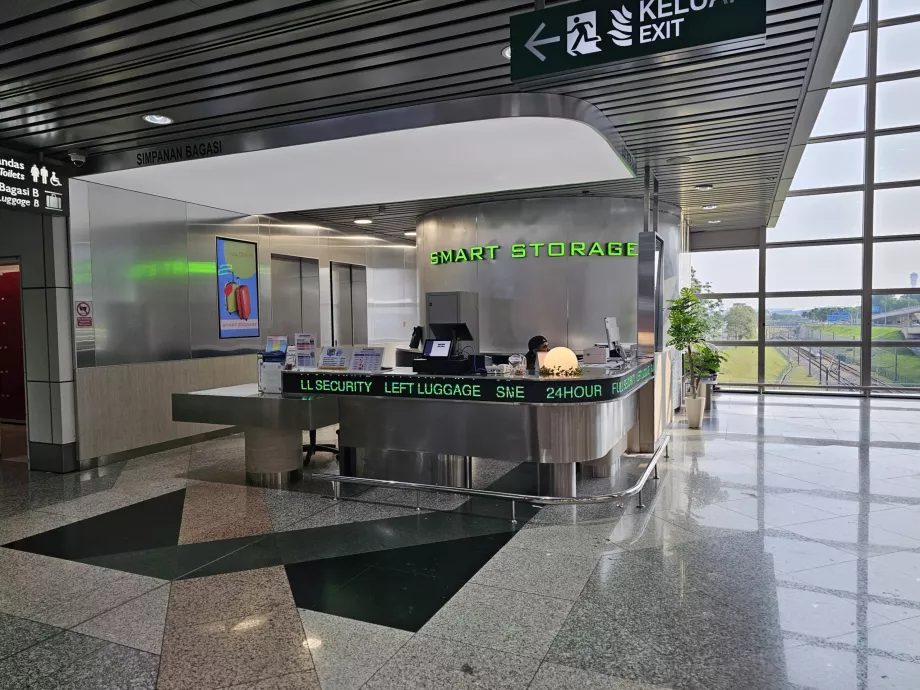 Deposito bagagli, Terminal 1