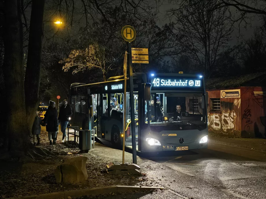 Autobus a Goetheturm