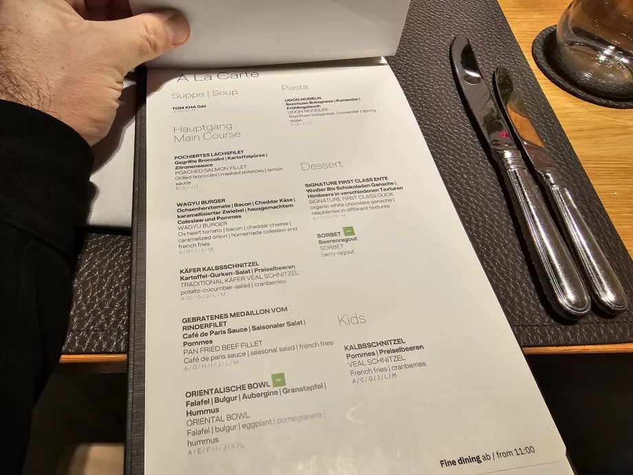 Ristorante à la carte