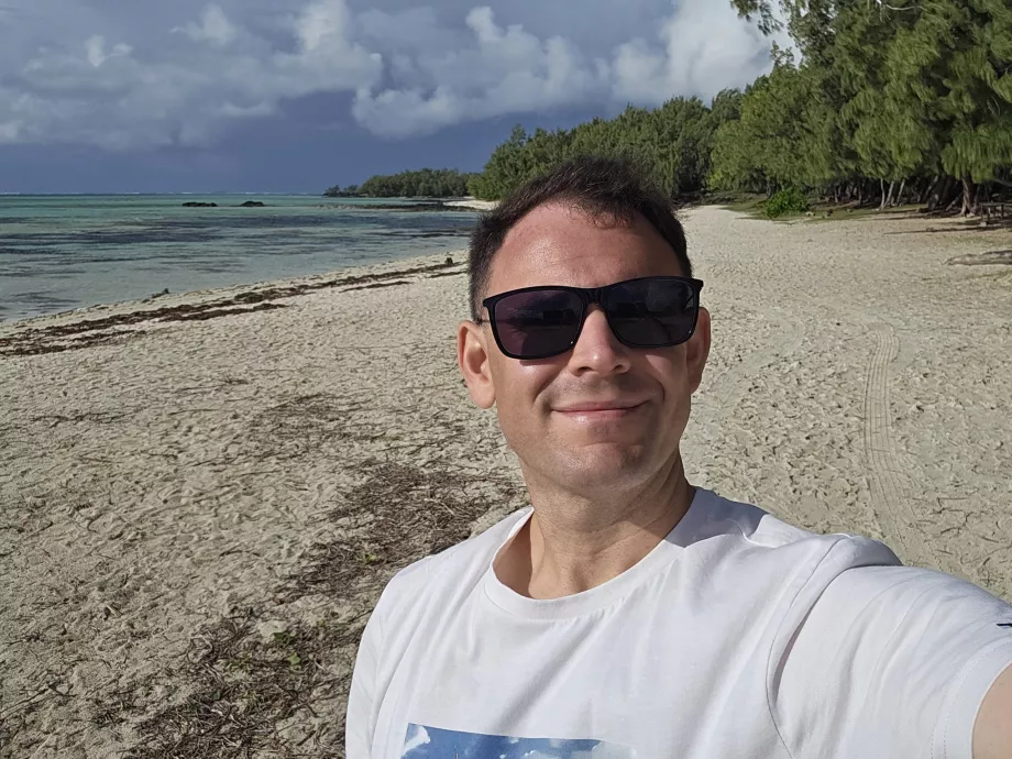 Io sull'Ile aux Cerfs