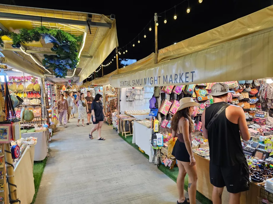 Mercato notturno di Samui centrale