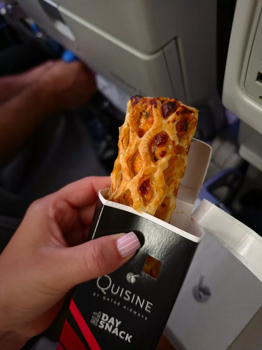 Uno spuntino prima dell’atterraggio
