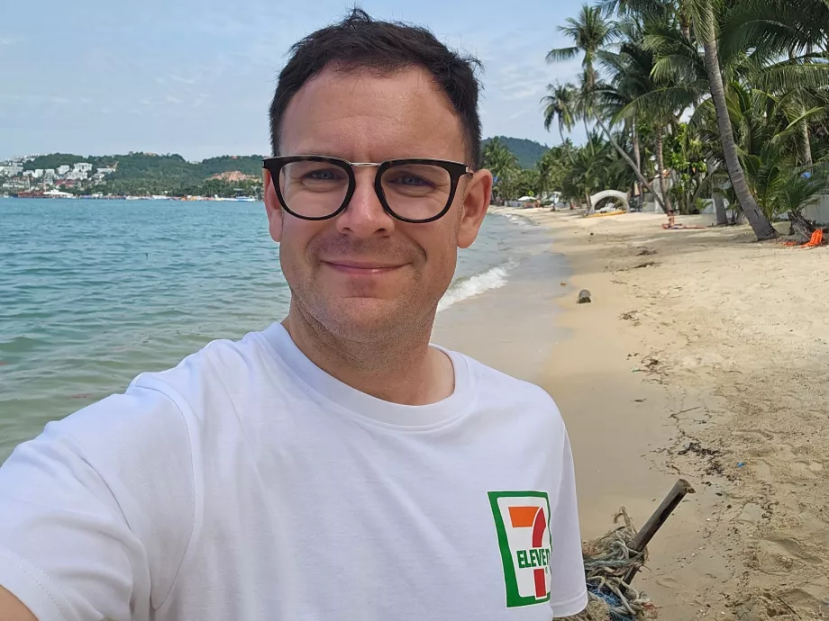 Io sulla spiaggia di Bangrak