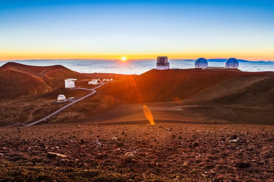Tramonto su Mauna Kea