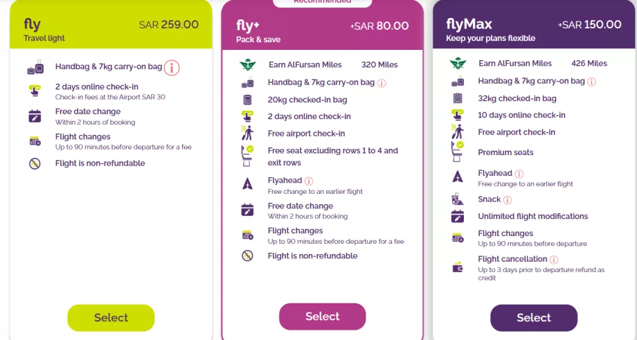 Classi tariffarie flyadeal