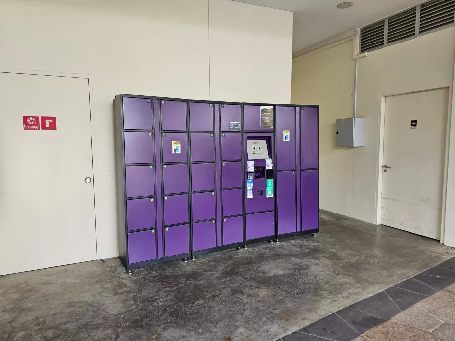 Deposito bagagli all'ingresso principale