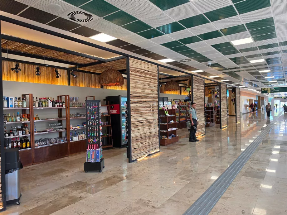 Negozi di souvenir nell'area pubblica