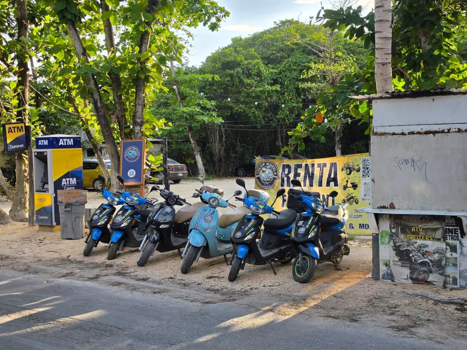 Noleggio moto a Tulum